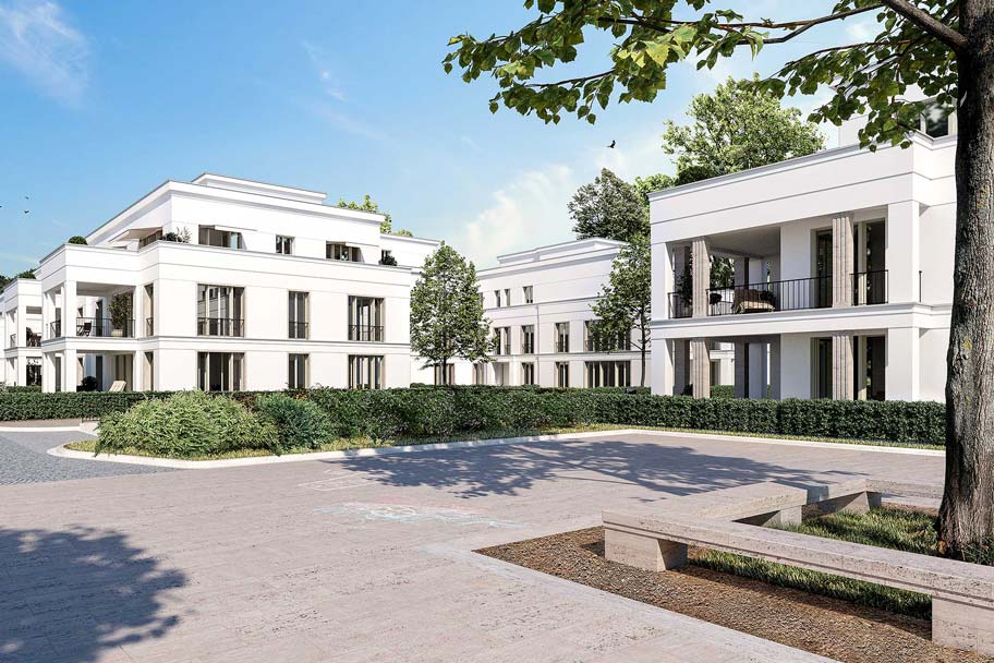 Neubauprojekt eines Wohnquartiers mit 42 Eigentumswohnungen - Wohnpark Schwachhauser Heerstraße
