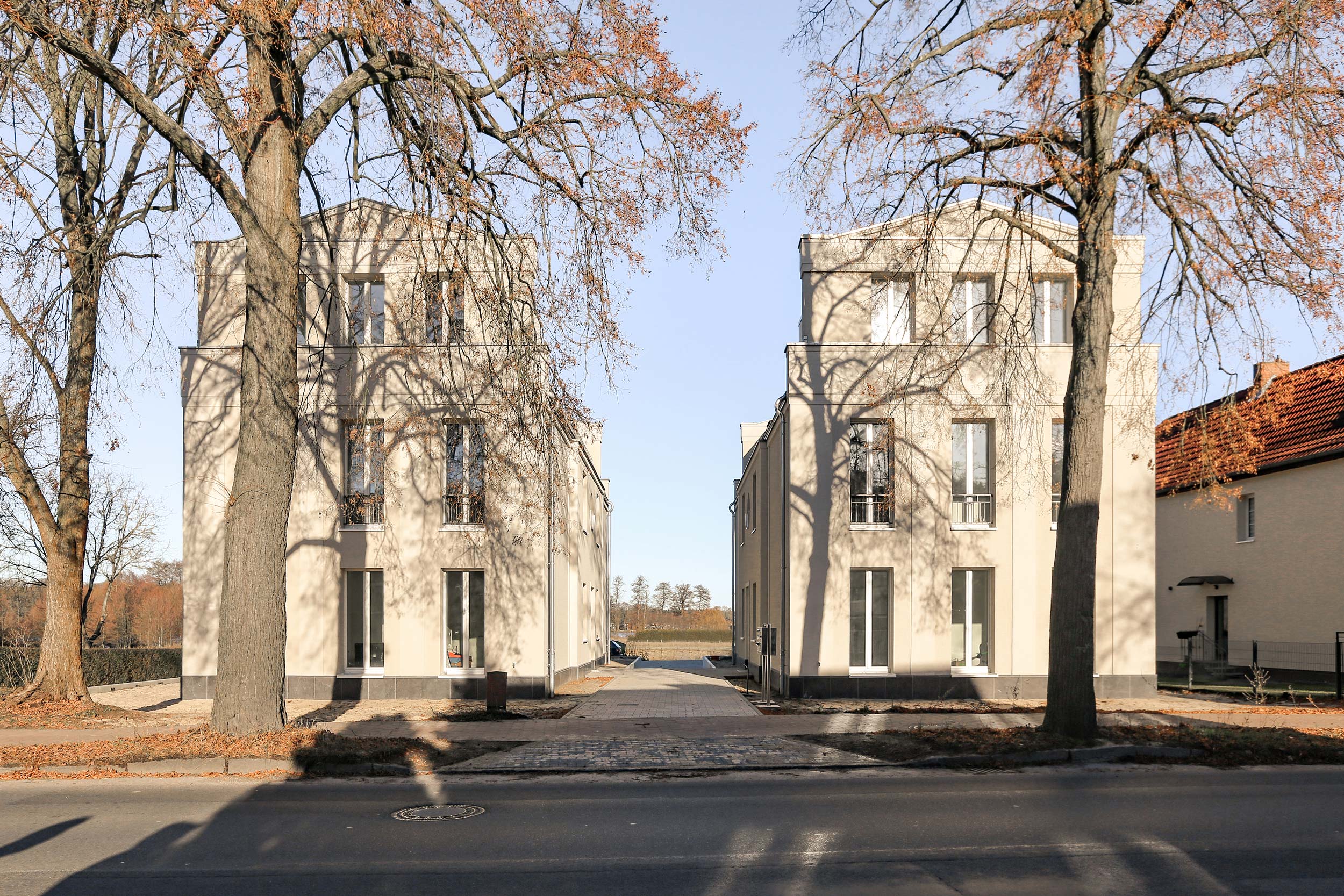 TWINS - Neubau einer Wohnanlage für kostengünstiges Wohnen mit hohem Standard bei Berlin